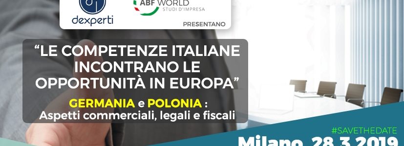 Conference in Milan 28.03.2019